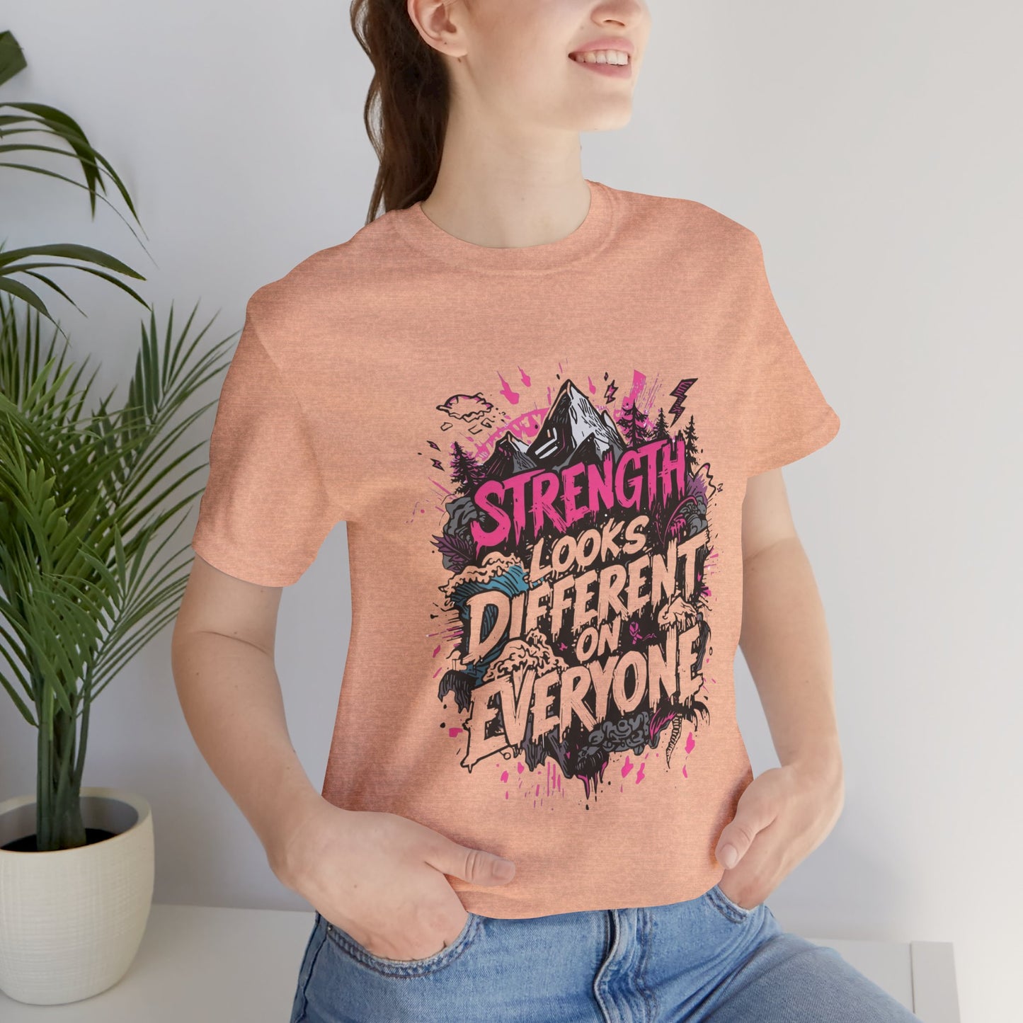 Strength Looks Different Grunge - Inspired Unisex Shirt - You're My Kind of Weird