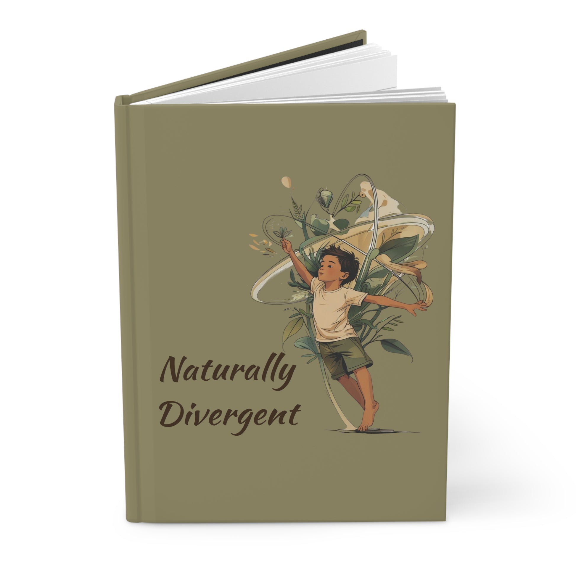 Naturally Divergent (child) Hardcover Journal - Eco - Friendly Note Book for Creative Minds - You're My Kind of Weird