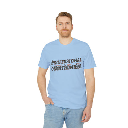 Professional Overthinker Unisex T-shirt, Creative Humor Tee, Gift for Thinkers, Casual Wear, Perfect for Birthdays, Friends, Relaxed Style