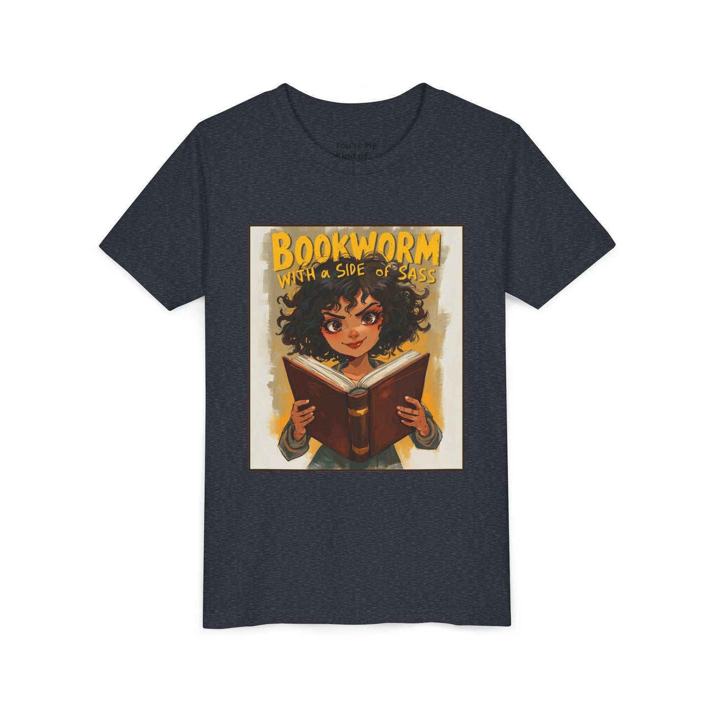 Kids Bookworm Sass Tee, Fun T-Shirt for Young Readers, Gift for Book Lovers, Back to School Apparel, Cute Kid's Graphic Tee