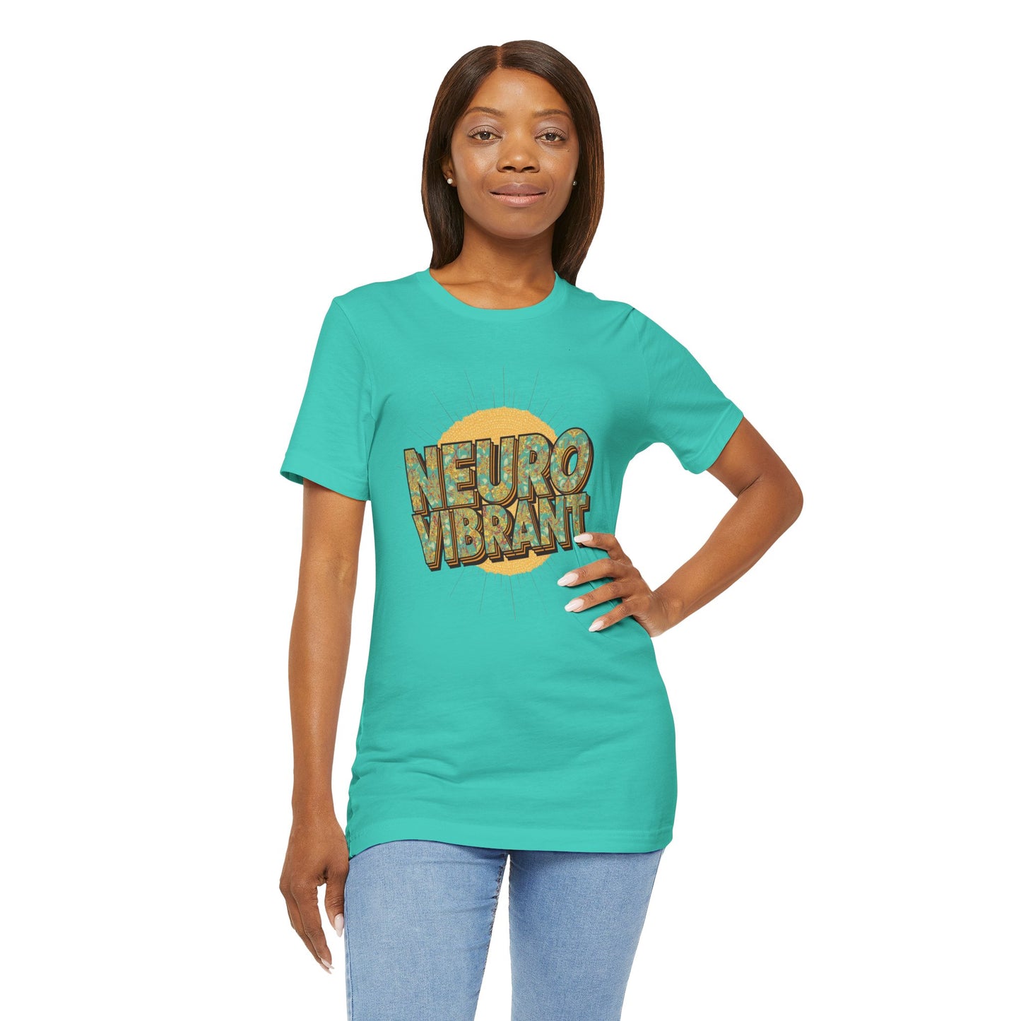 Neuro Vibrant Tee — Retro Graphic T-Shirt - You're My Kind of Weird