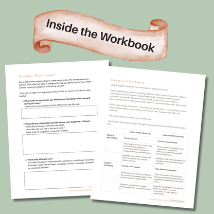Cancer Friendship Loss Workbook | When Friends Disappear During Illness - You're My Kind of Weird