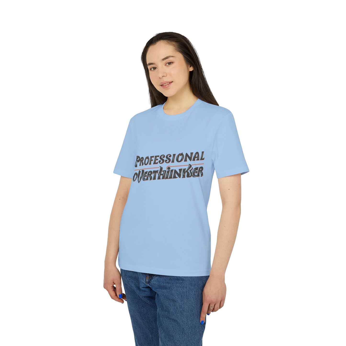 Professional Overthinker Unisex T-shirt, Creative Humor Tee, Gift for Thinkers, Casual Wear, Perfect for Birthdays, Friends, Relaxed Style