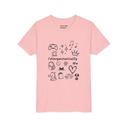 Idiosyncratically Me Youth Tee *CUSTOMIZE* | Pick doodles that are meaningful to YOU - You're My Kind of Weird