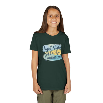 Eight Nights of Calm and Connection Kids Hanukkah Shirt | Mindful Holiday Tee for Children | Soft Youth Hanukkah Gift - You're My Kind of Weird