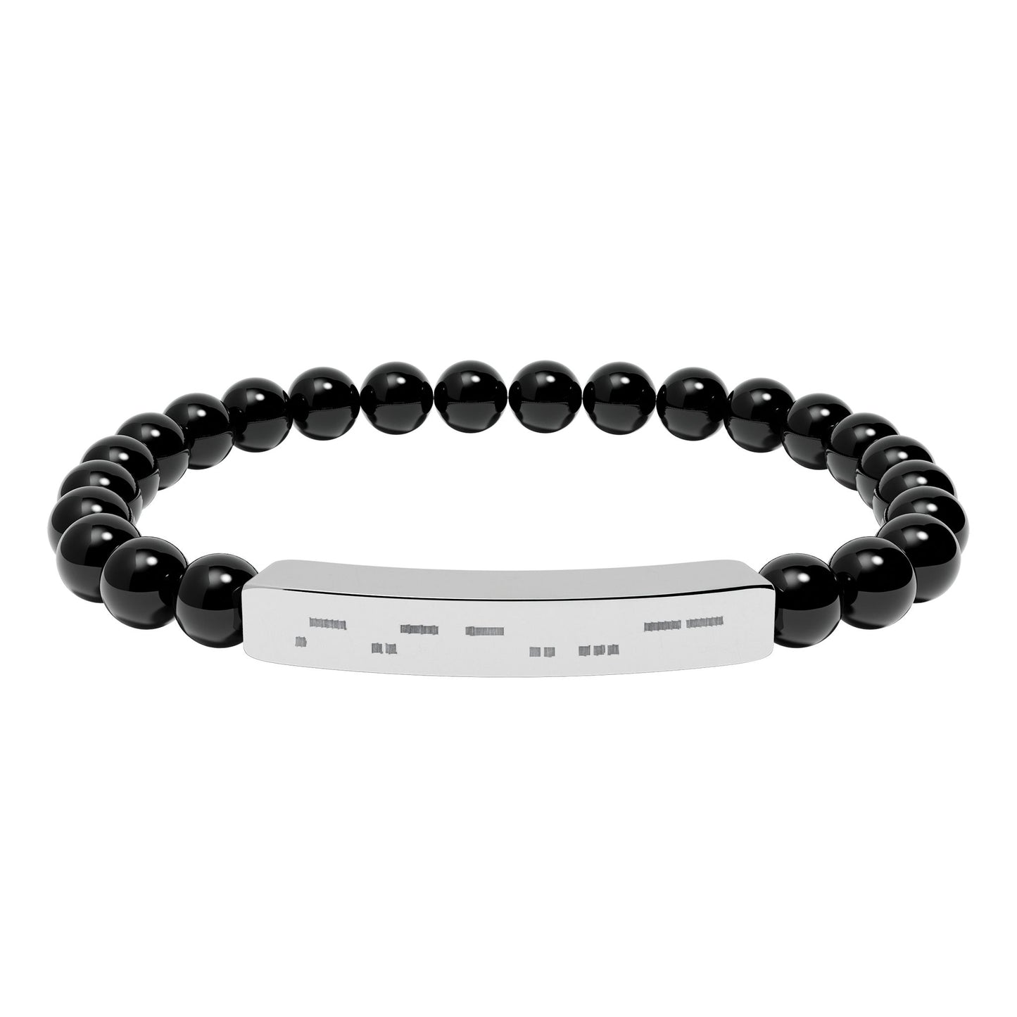 Autism Morse Code Bracelet | Minimalist Neurodiverse Jewelry | Natural Stone Beaded Bracelet - You're My Kind of Weird