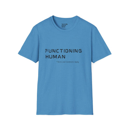 FUNCTIONING HUMAN Unisex Softstyle T-Shirt, Perfect Gift for Mental Health Awareness, Casual Wear, Everyday Comfort, Unique Graphic [...]