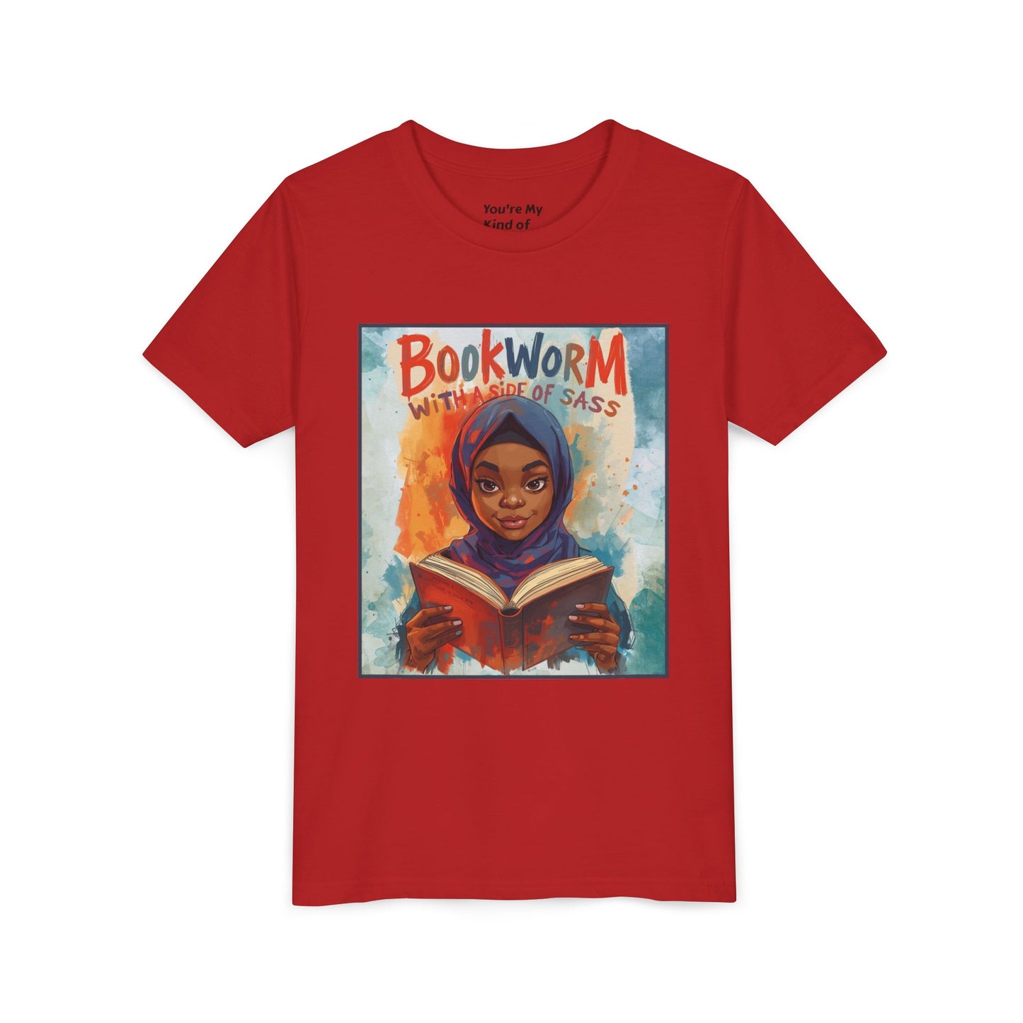 Kids Bookworm Sass Tee, Fun T-Shirt for Young Readers, Gift for Book Lovers, Back to School Apparel, Cute Kid's Graphic Tee