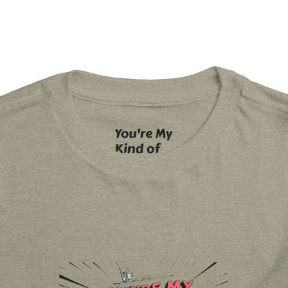 Whimsical Toddler Tee - 'You're My Kind of Weird' Cute Vintage Design, Fun Kids Shirt, Birthday Gift, Playdate Apparel, Funny Toddler Clothing