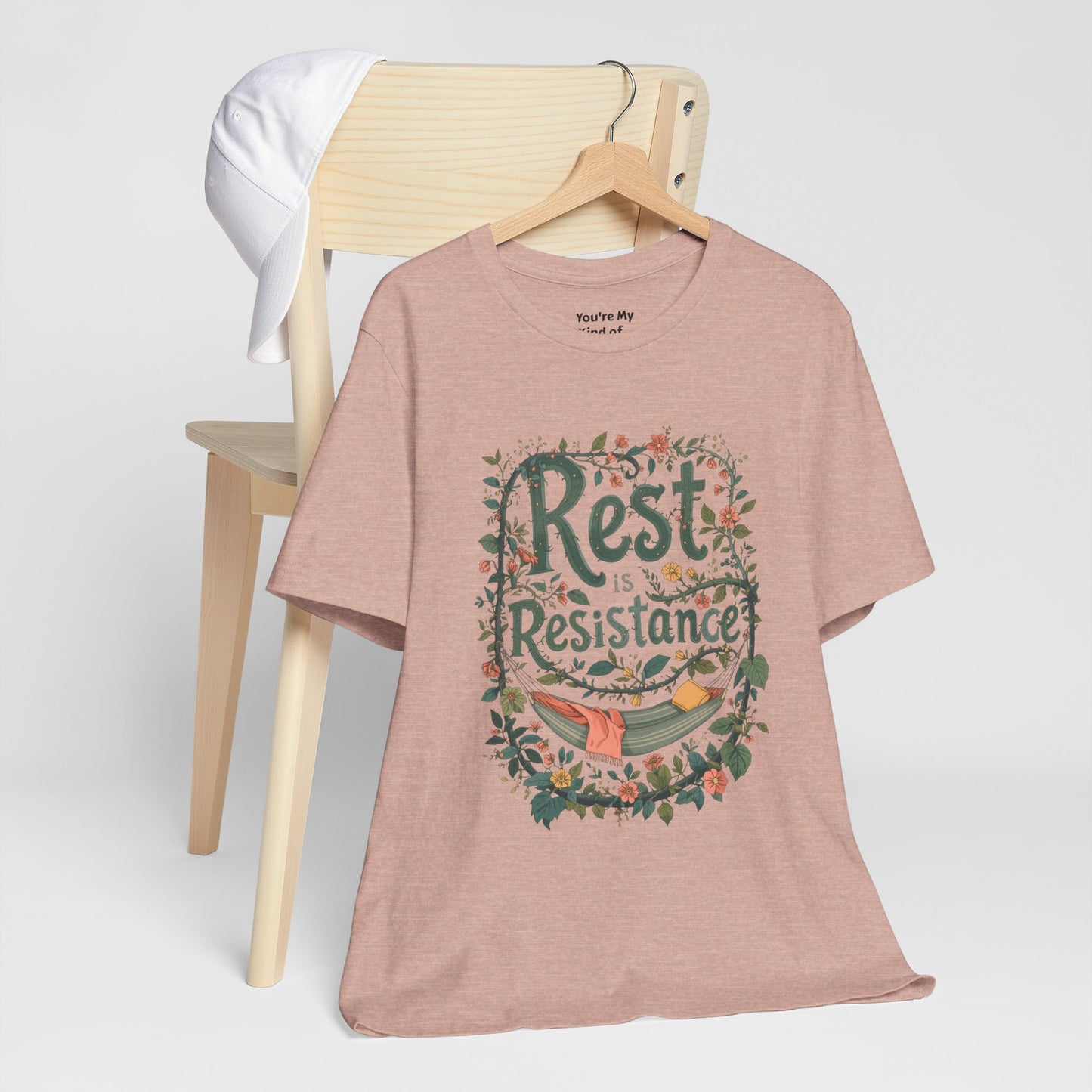 Rest is Resistance Tee, Motivational Shirt, Relaxation Apparel, Unisex Tee, Gift for Peace Lovers - You're My Kind of Weird