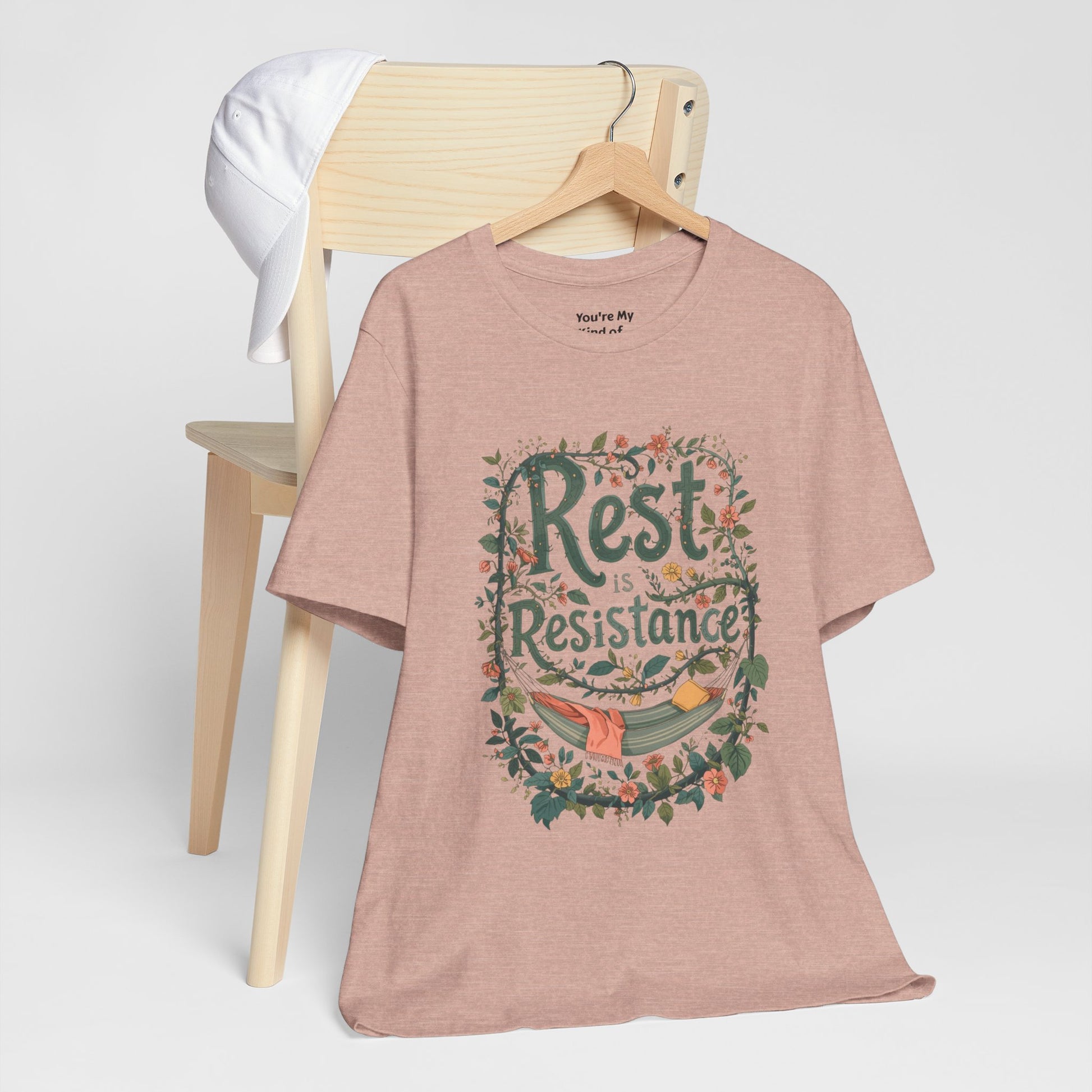 Rest is Resistance Tee, Motivational Shirt, Relaxation Apparel, Unisex Tee, Gift for Peace Lovers - You're My Kind of Weird