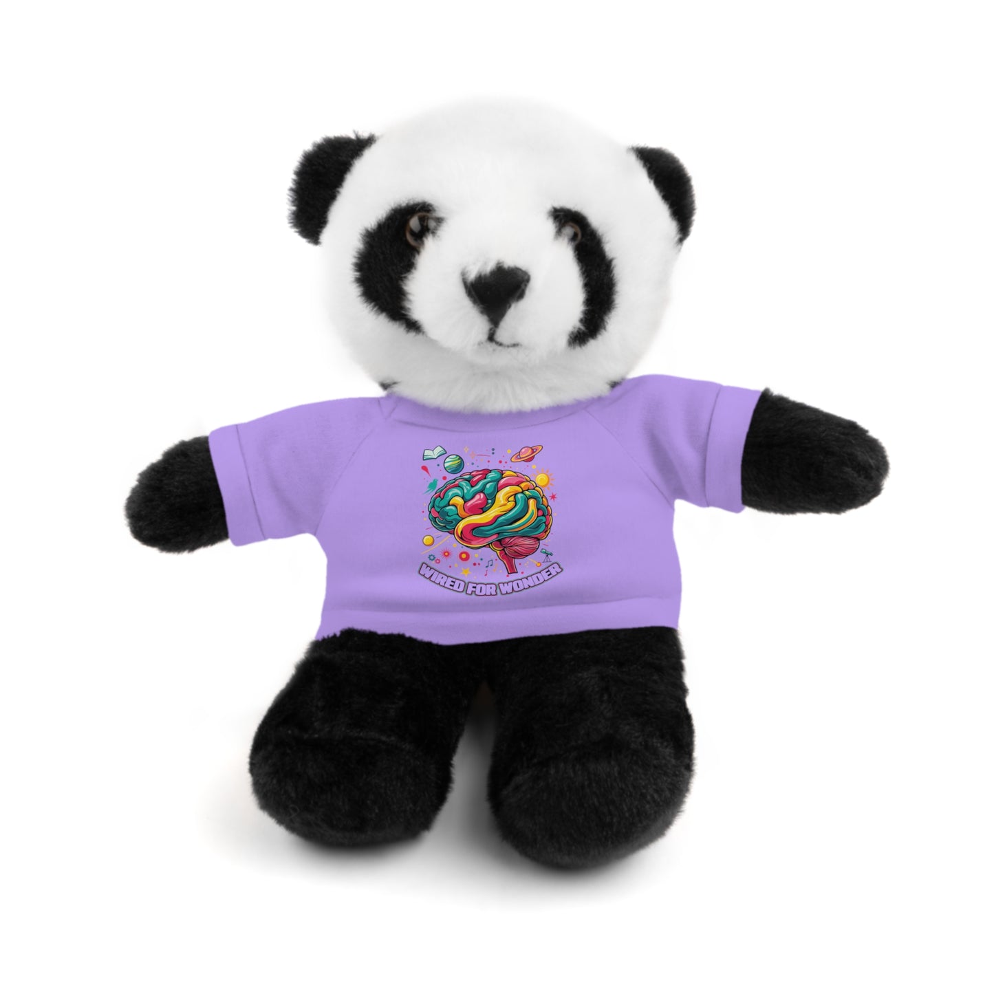 Plush Animals with Colorful Wired for Wonder shirt - You're My Kind of Weird