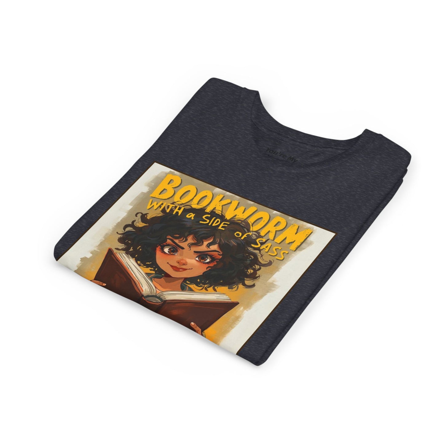 Kids Bookworm Sass Tee, Fun T-Shirt for Young Readers, Gift for Book Lovers, Back to School Apparel, Cute Kid's Graphic Tee