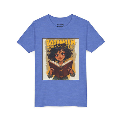Kids Bookworm Sass Tee, Fun T-Shirt for Young Readers, Gift for Book Lovers, Back to School Apparel, Cute Kid's Graphic Tee