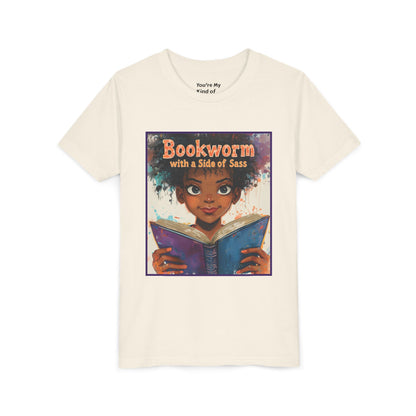 Kids Bookworm Sass Tee, Fun T-Shirt for Young Readers, Gift for Book Lovers, Back to School Apparel, Cute Kid's Graphic Tee