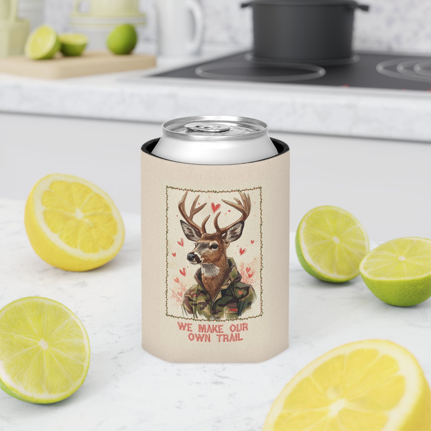 Camo Deer Can Cooler – We Make Our Own Trail Insulated Beverage Koozie - You're My Kind of Weird