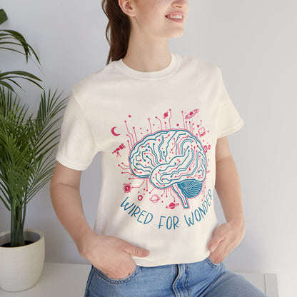 Wired for Wonder — Neurodivergent Curiosity Tee (Adult Unisex) - You're My Kind of Weird