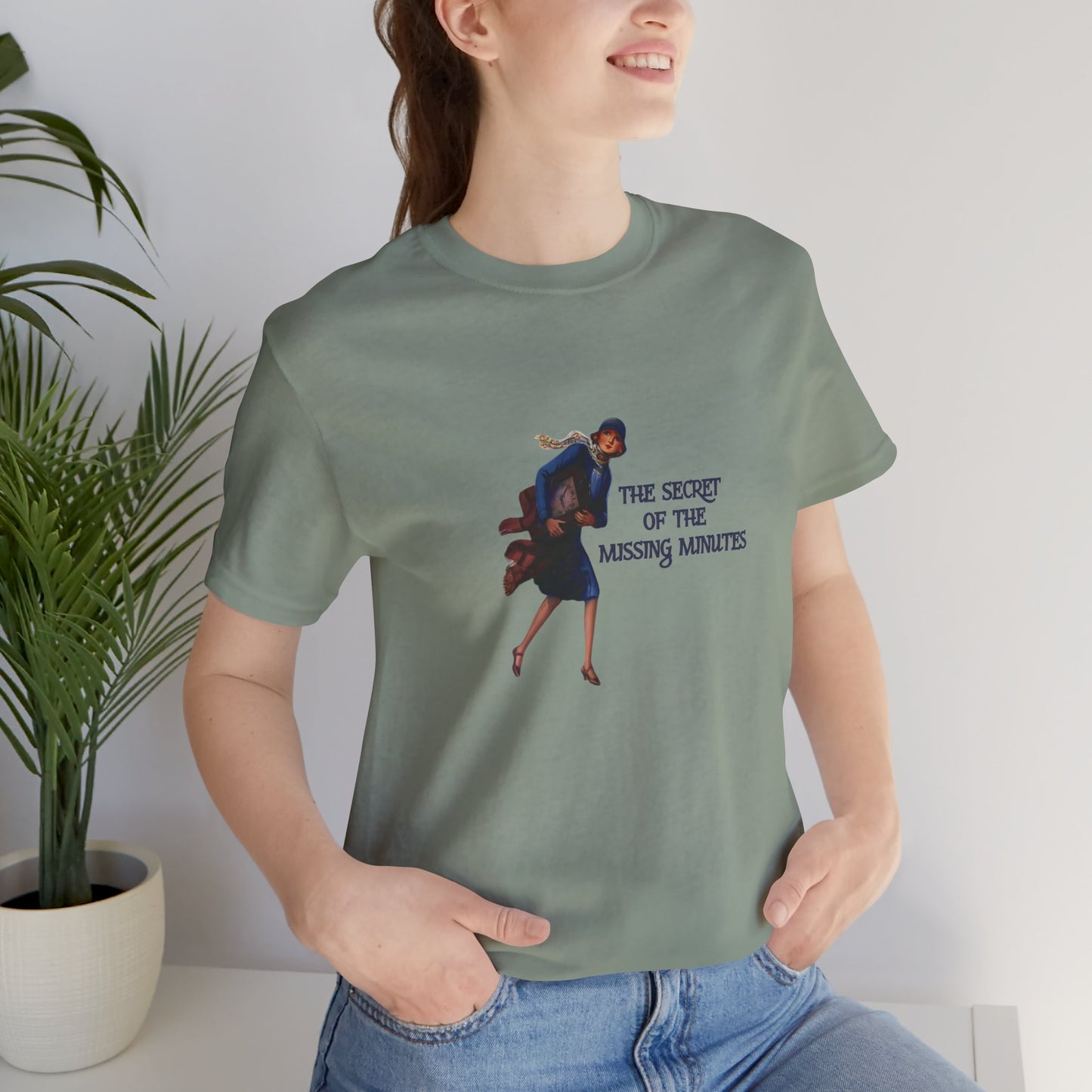 "The Secret of the Missing Minutes" Vintage Illustration Tee - You're My Kind of Weird