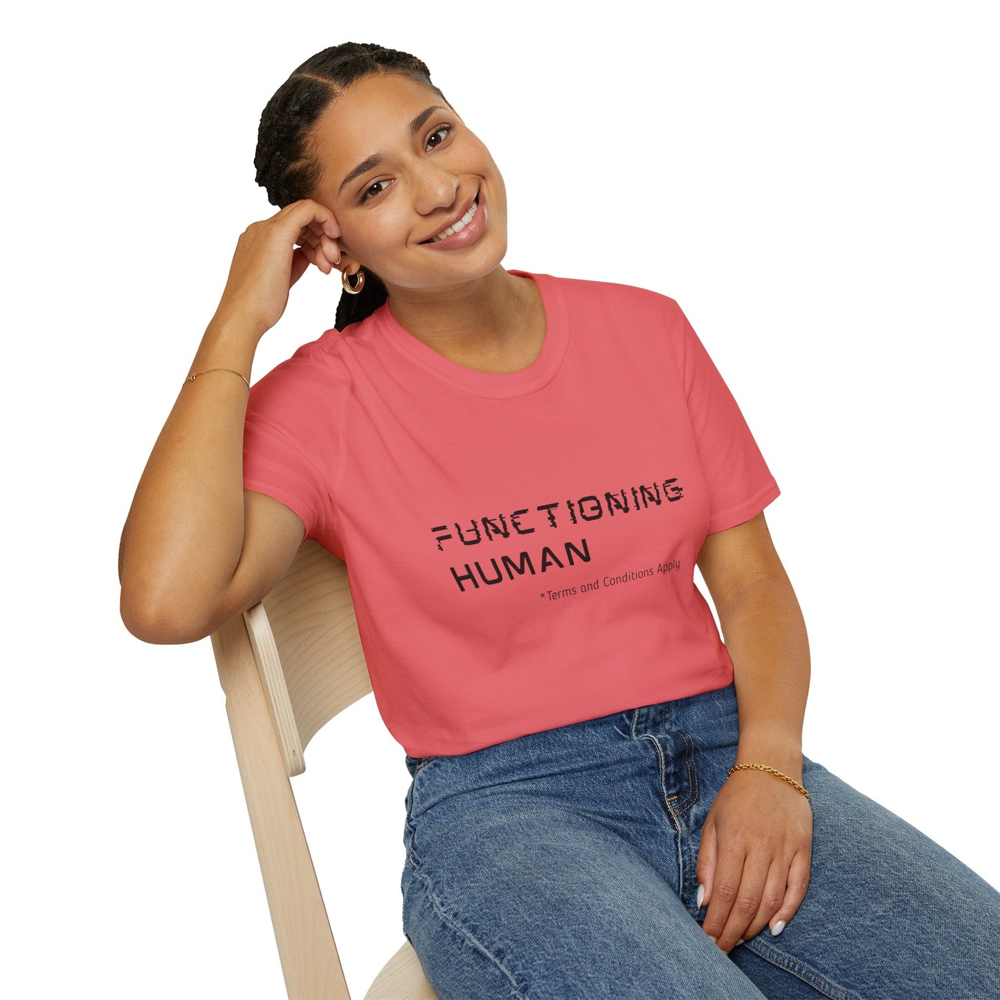 FUNCTIONING HUMAN Unisex Softstyle T-Shirt, Perfect Gift for Mental Health Awareness, Casual Wear, Everyday Comfort, Unique Graphic [...]
