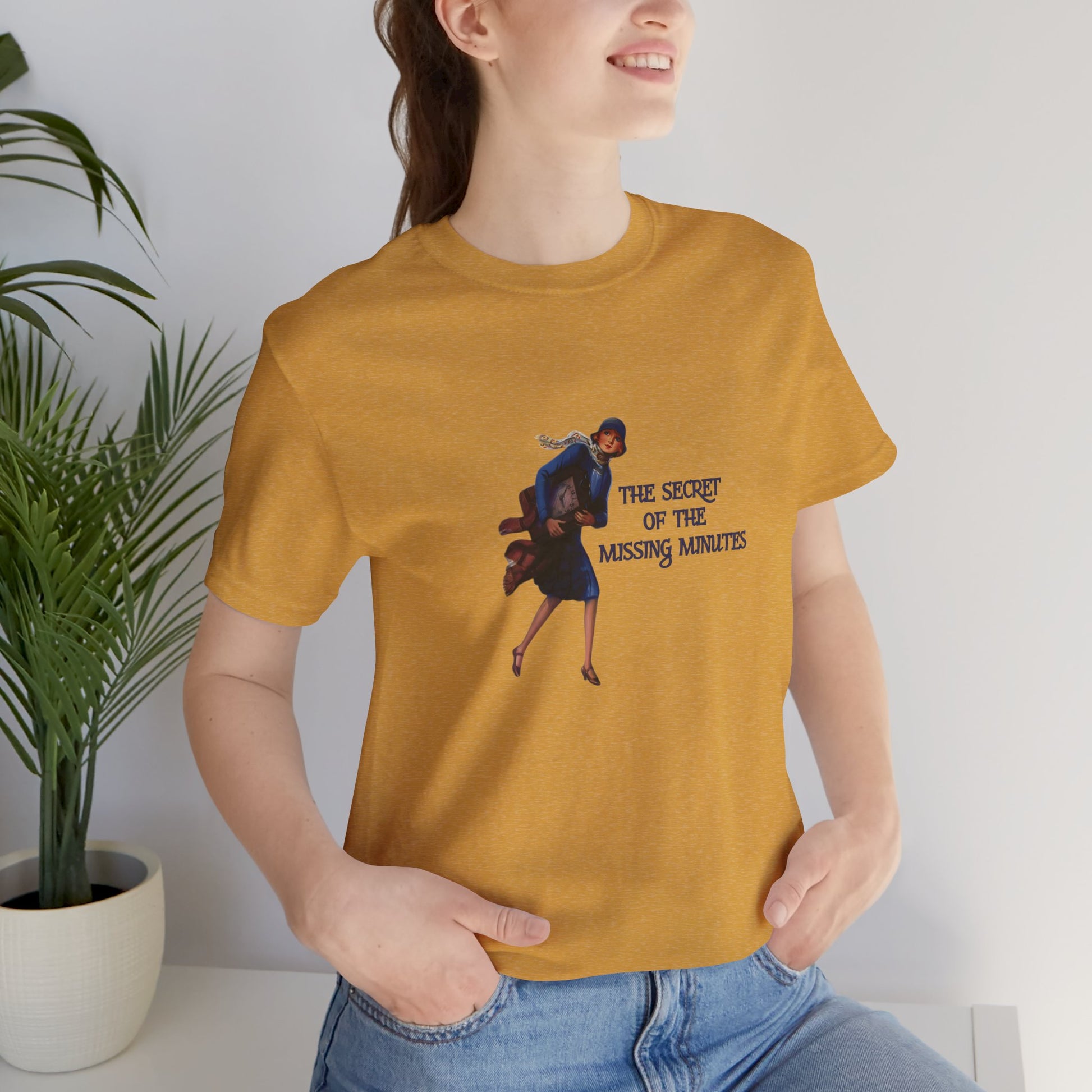 "The Secret of the Missing Minutes" Vintage Illustration Tee - You're My Kind of Weird