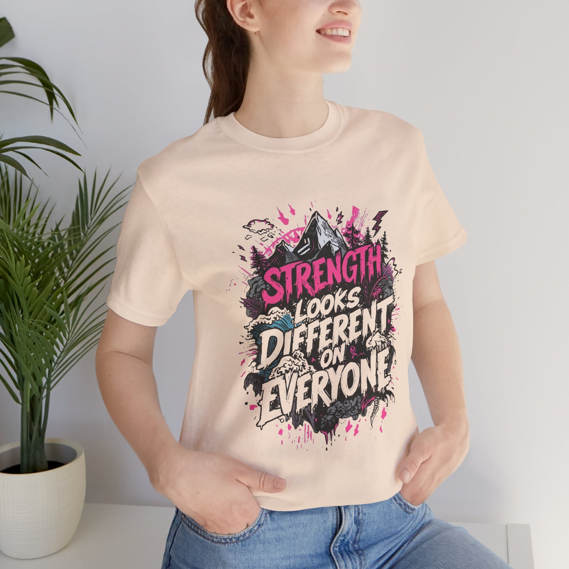Strength Looks Different Grunge - Inspired Unisex Shirt - You're My Kind of Weird