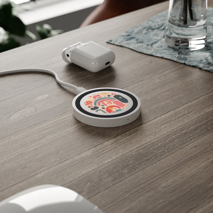 Dopamine Blast Abstract Retro Rainbow Wireless Charging Pad - You're My Kind of Weird