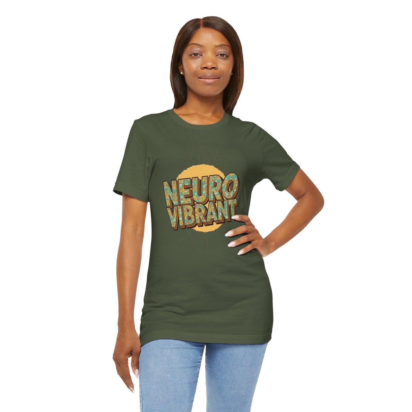 Neuro Vibrant Tee — Retro Graphic T-Shirt - You're My Kind of Weird