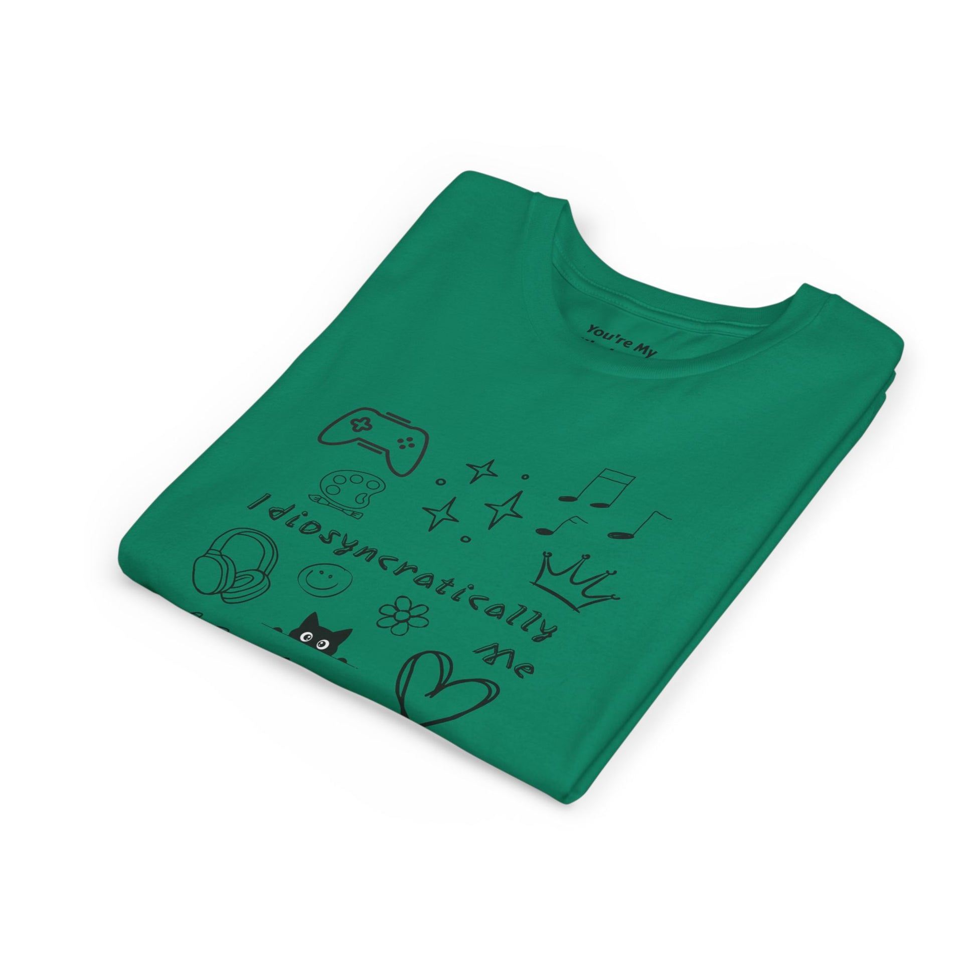 Idiosyncratically Me Youth Tee *CUSTOMIZE* | Pick doodles that are meaningful to YOU - You're My Kind of Weird