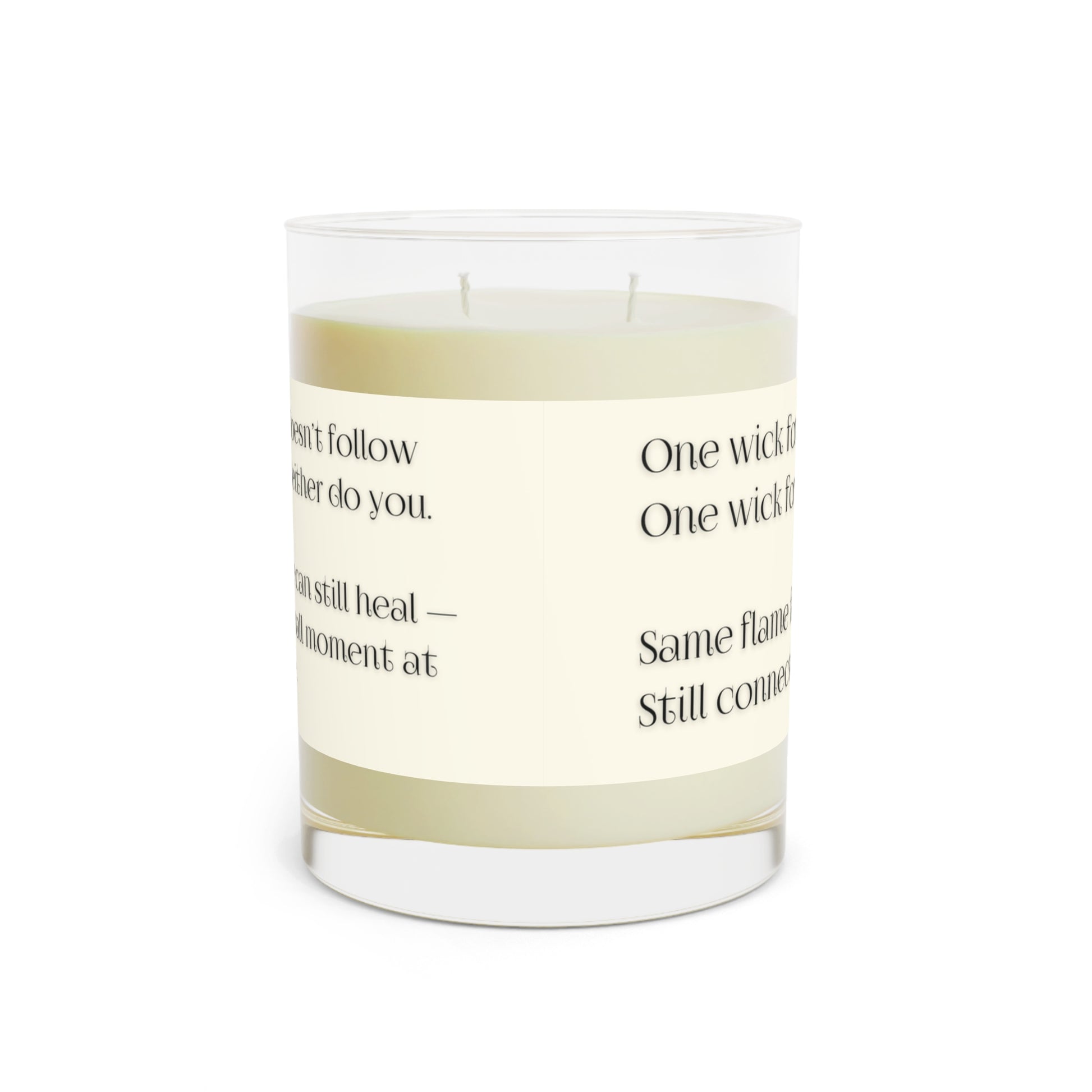 Two Wicks One Breath Sympathy Candle | Bereavement and Grief Gift - You're My Kind of Weird
