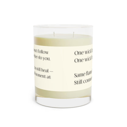Two Wicks One Breath Sympathy Candle | Bereavement and Grief Gift - You're My Kind of Weird