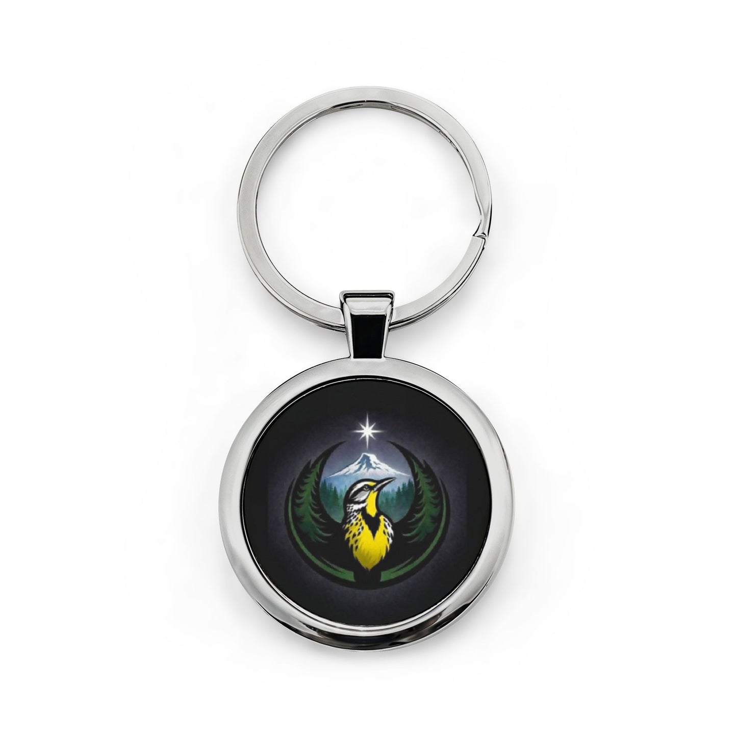 Oregon Resistance Meadowlark Keychain - You're My Kind of Weird