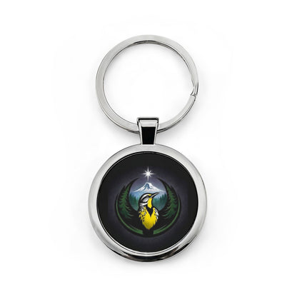 Oregon Resistance Meadowlark Keychain - You're My Kind of Weird