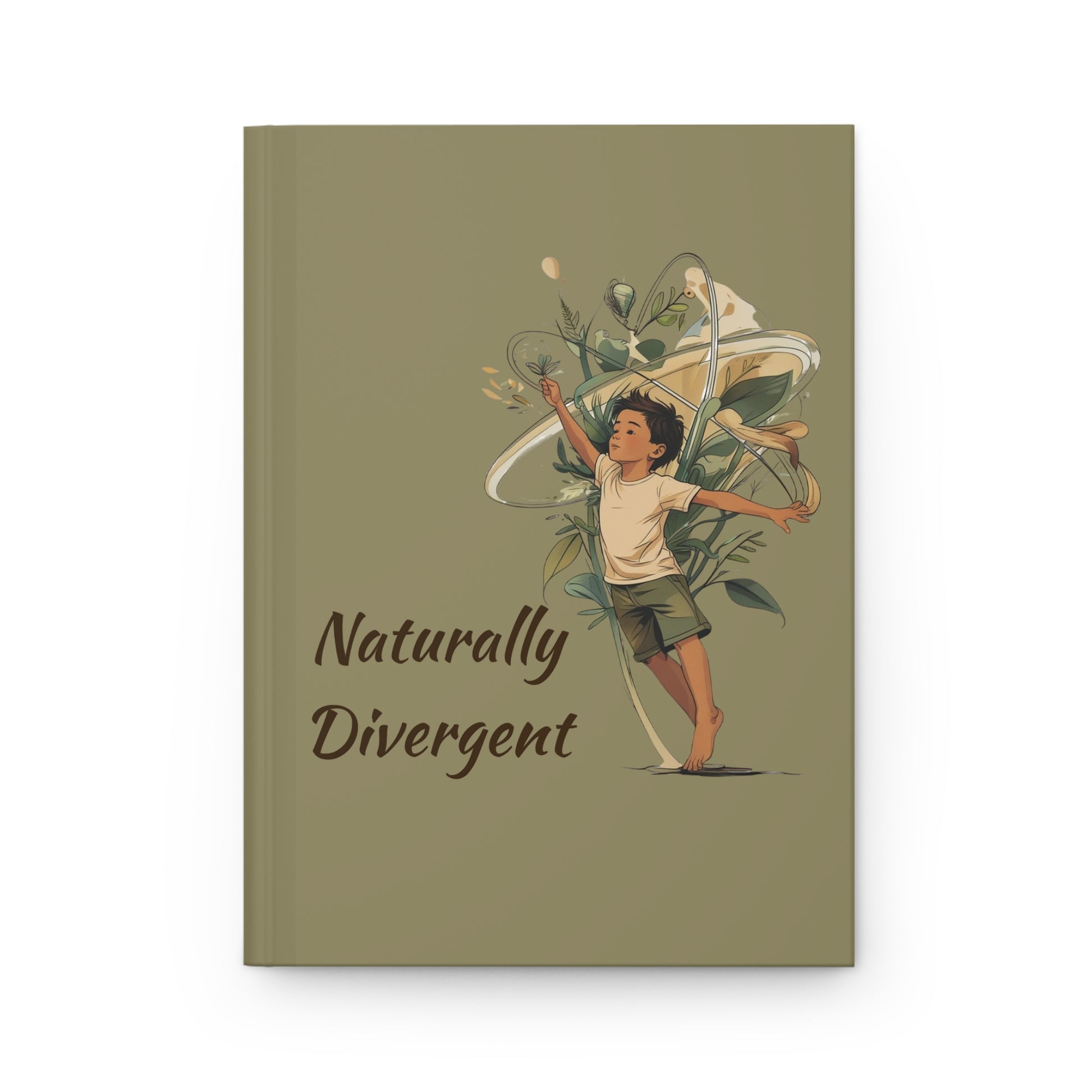Naturally Divergent (child) Hardcover Journal - Eco - Friendly Note Book for Creative Minds - You're My Kind of Weird