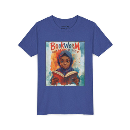 Kids Bookworm Sass Tee, Fun T-Shirt for Young Readers, Gift for Book Lovers, Back to School Apparel, Cute Kid's Graphic Tee