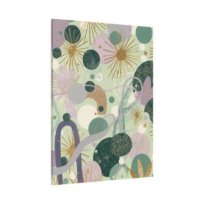 Dopamine Abstract Celestial Shapes Matte Canvas - You're My Kind of Weird