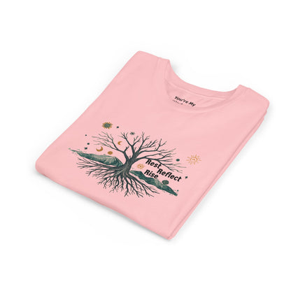 Rest. Reflect. Rise. Kids Solstice Shirt | Mindful Winter Tee for Children | Positive Message Youth T-Shirt - You're My Kind of Weird