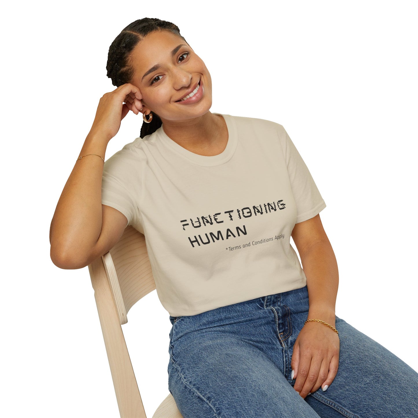 FUNCTIONING HUMAN Unisex Softstyle T-Shirt, Perfect Gift for Mental Health Awareness, Casual Wear, Everyday Comfort, Unique Graphic [...]