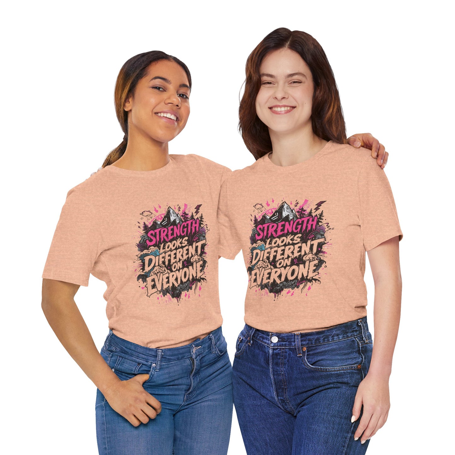 Strength Looks Different Grunge - Inspired Unisex Shirt - You're My Kind of Weird