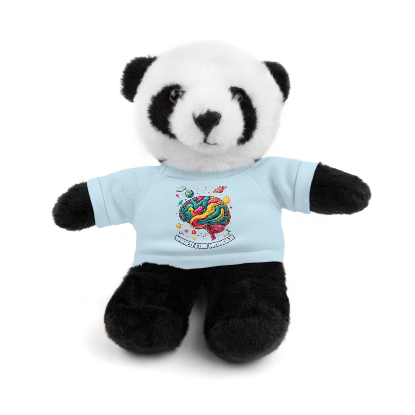 Plush Animals with Colorful Wired for Wonder shirt - You're My Kind of Weird