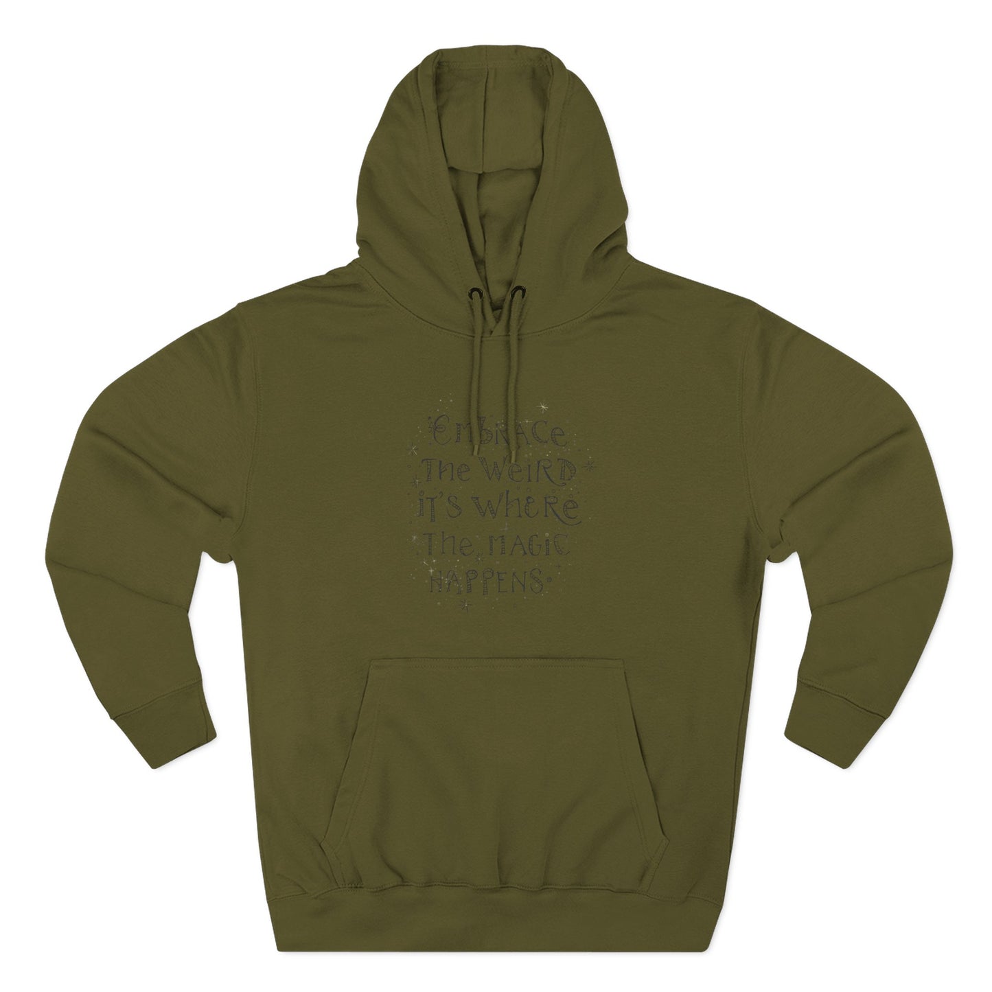 Embrace the Weird Fleece Hoodie | Comfortable Magic Happens Hoodie, Cozy Casual Wear, Unique Gift for Creatives, Inspirational [...]