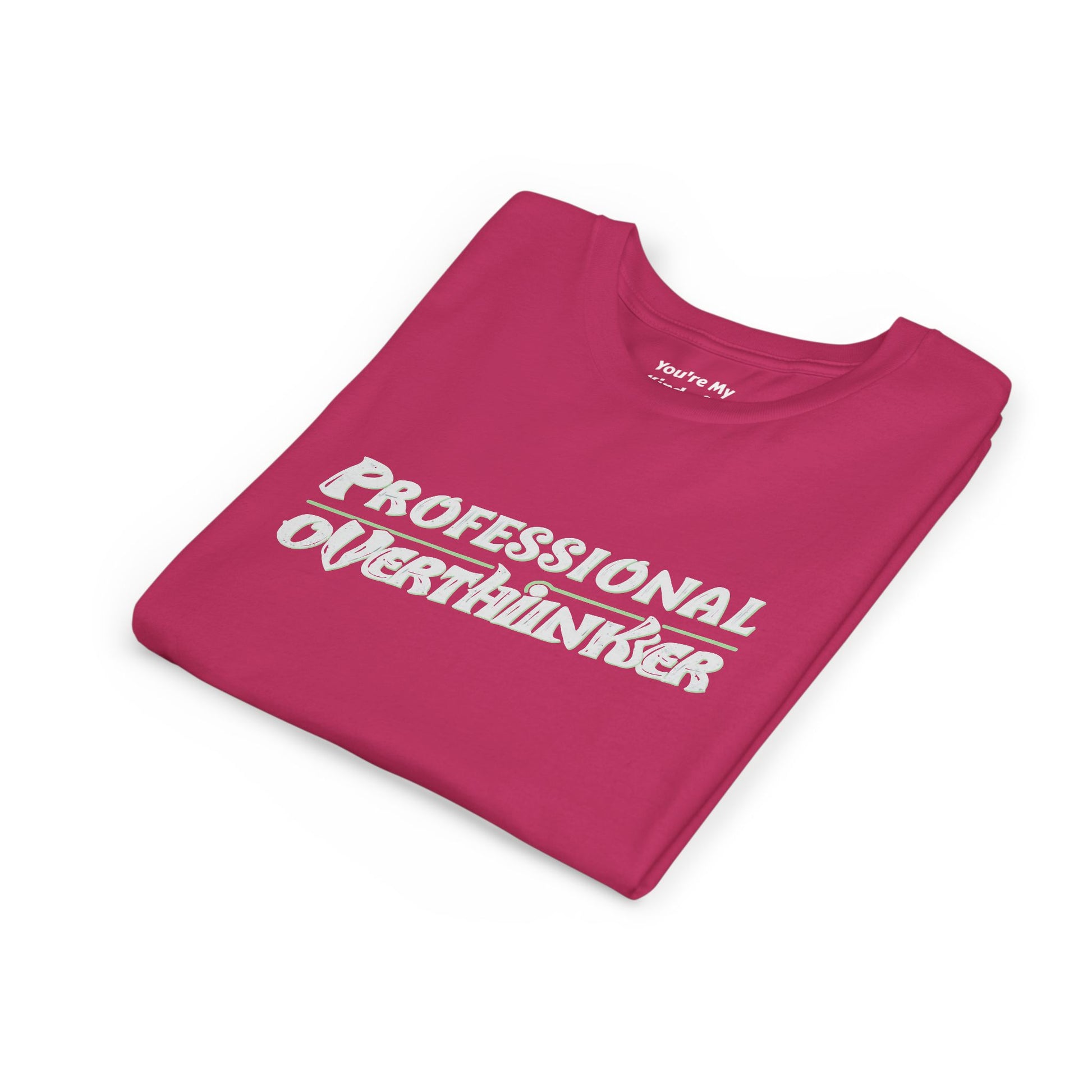 Professional Overthinker Kids T-Shirt – Soft Youth Tee for Creative Thinkers - You're My Kind of Weird