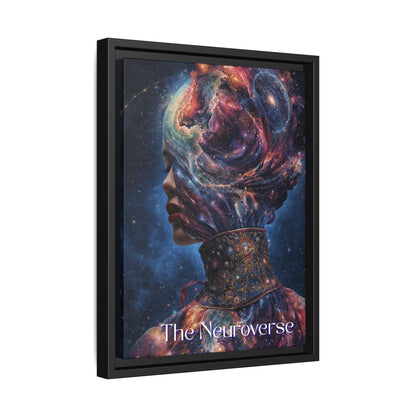 Neuroverse Framed Canvas – Cosmic Wall Art for Creative & Curious Minds | Vibrant Galaxy - Inspired Home Decor - You're My Kind of Weird