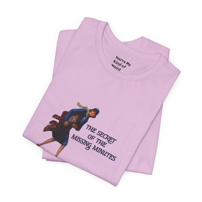 "The Secret of the Missing Minutes" Vintage Illustration Tee - You're My Kind of Weird
