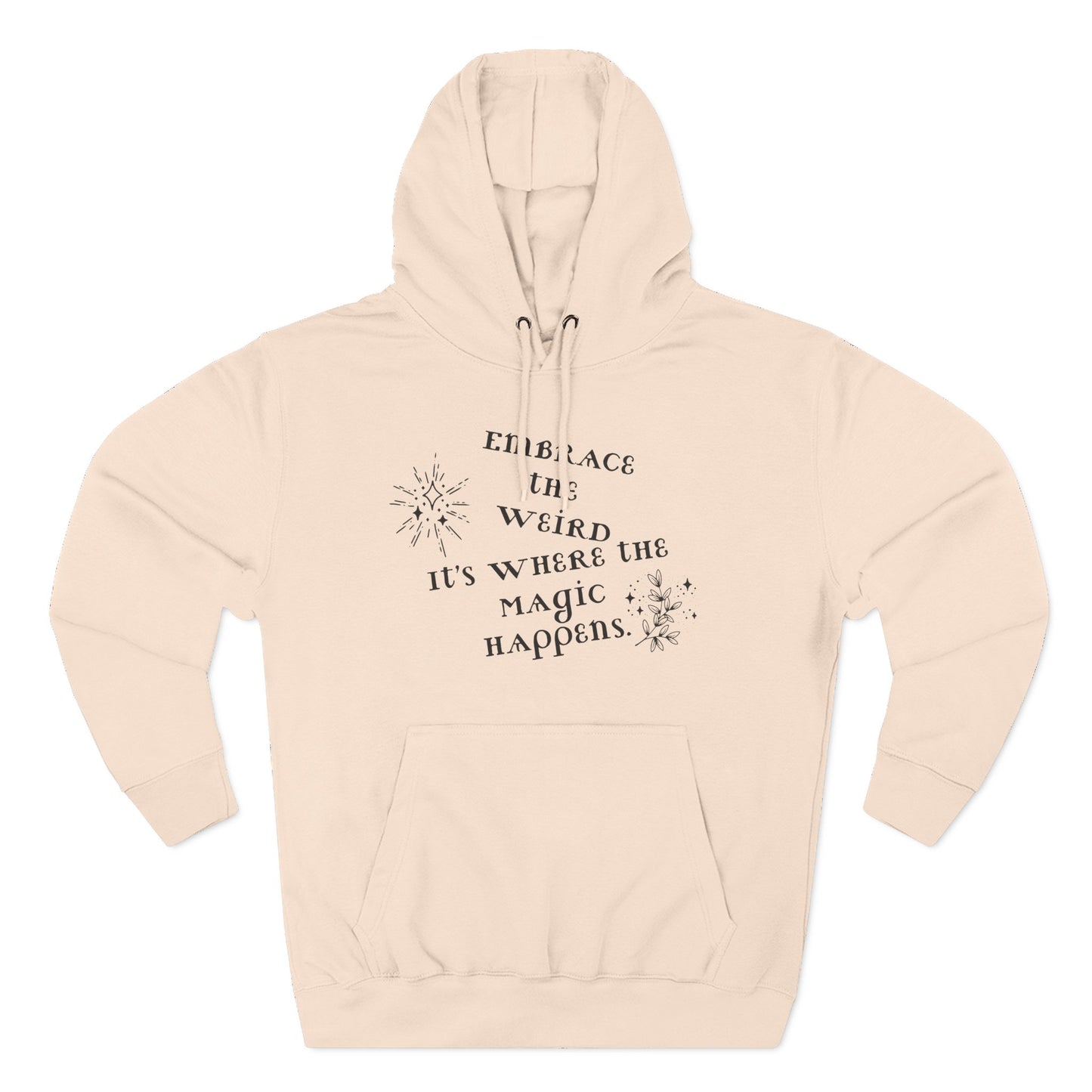 Embrace the Weird Fleece Hoodie | Comfortable Magic Happens Hoodie, Cozy Casual Wear, Unique Gift for Creatives, Inspirational [...]