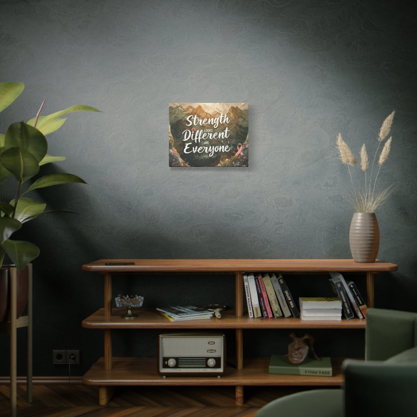 Strength Looks Different on Everyone Canvas Art Print, Motivational Wall Decor - You're My Kind of Weird Canvas
