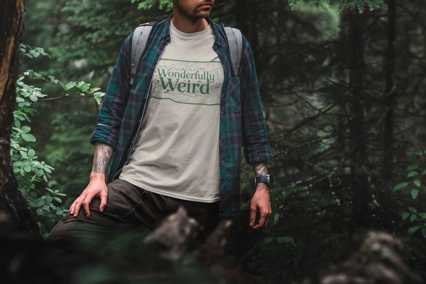 Wonderfully Weird Unisex Softstyle T-Shirt - Unique Gift, Quirky Apparel, Fun Statement Tee, Casual Wear, Everyday Comfort