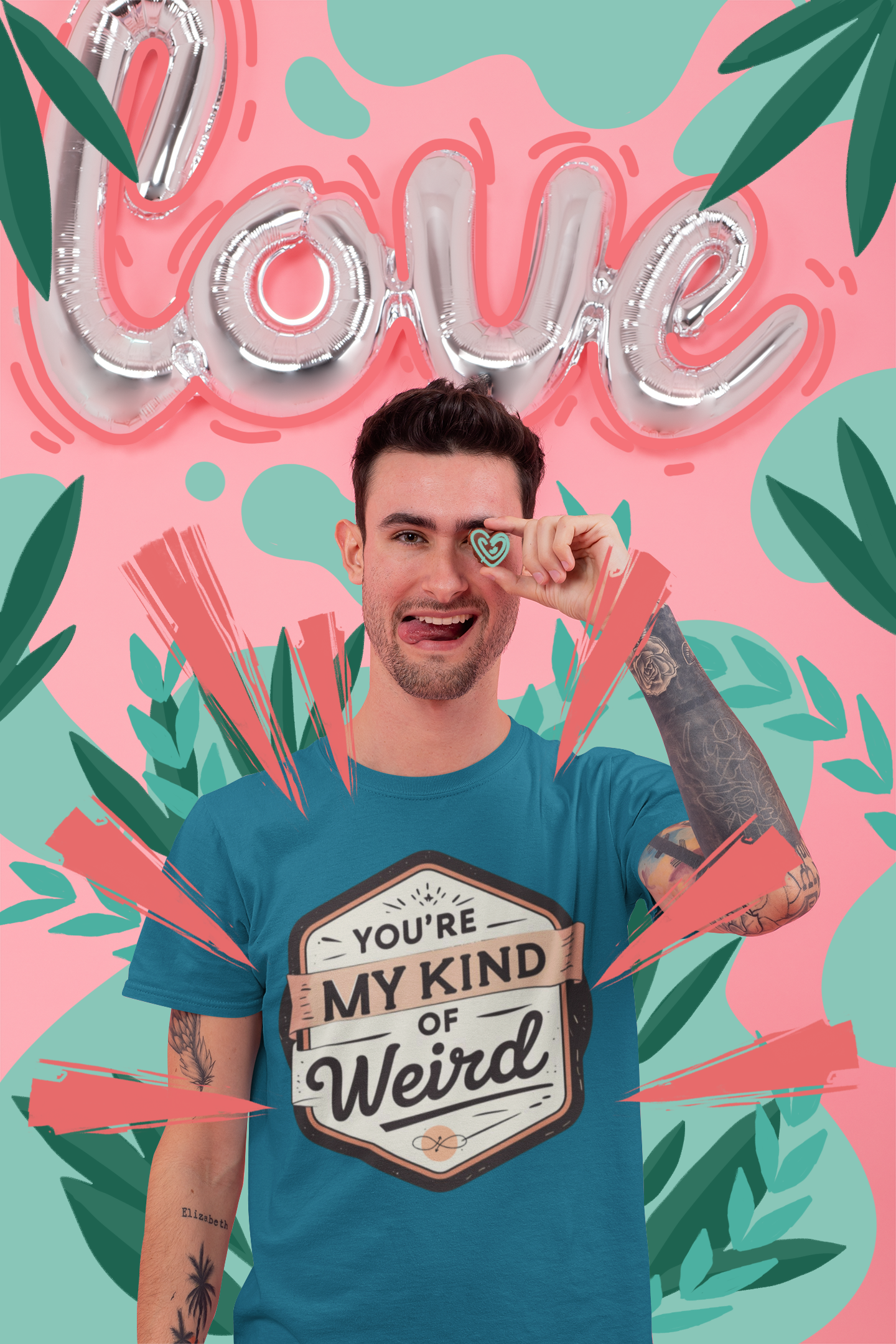 “You’re My Kind of Weird” Unisex Graphic T-Shirt | Funny Quote Softstyle Tee for Men & Women | Quirky Casual Top