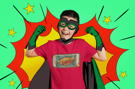 Hyperfixaction Activated Cool Kids Graphic Tee - You're My Kind of Weird Kids clothes