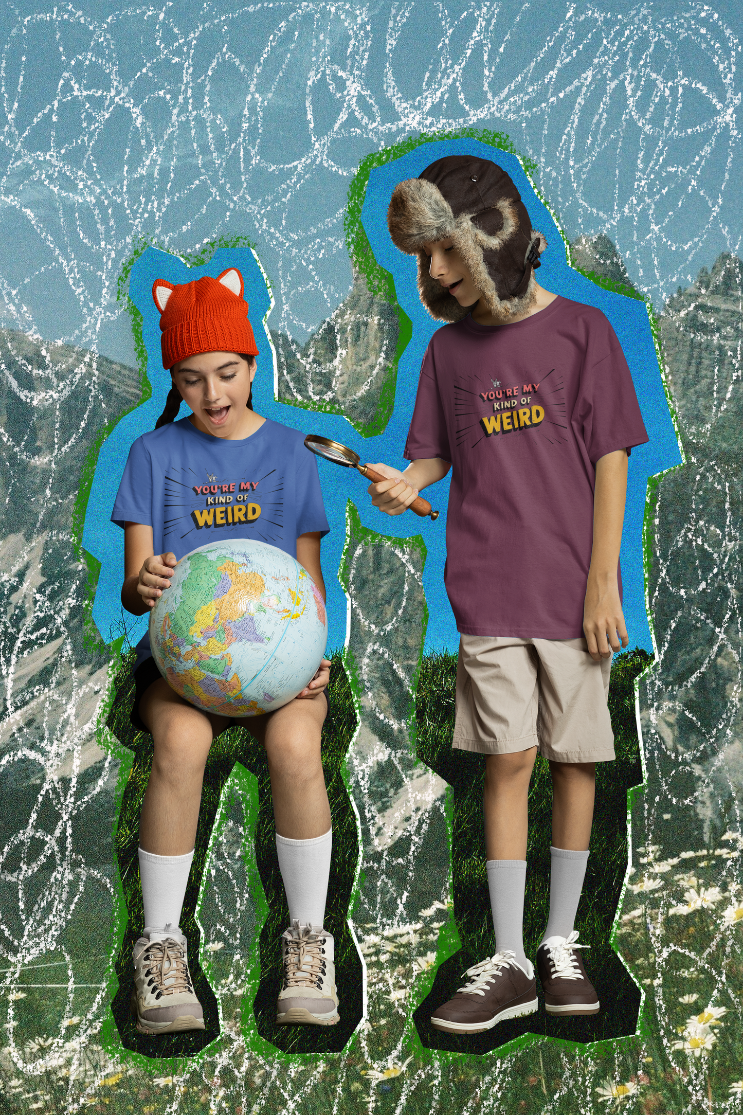You're My Kind of Weird Tee - Fun Gift for Birthdays, Schools, Parties