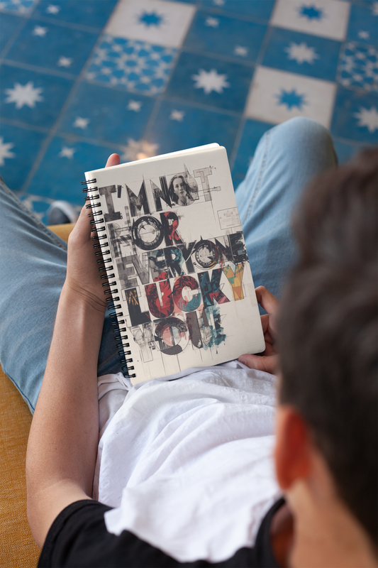 Creative Spiral Notebook for Unique Souls, Journal for Artists, Gift for Students, Sketchbook for Dreamers, Stationery for Writers